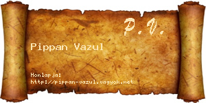Pippan Vazul névjegykártya